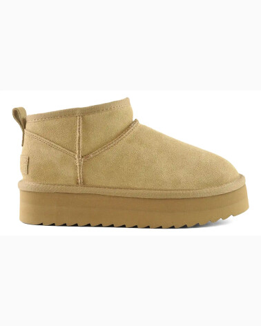 Thick sole suede ankle boots Colors Of California