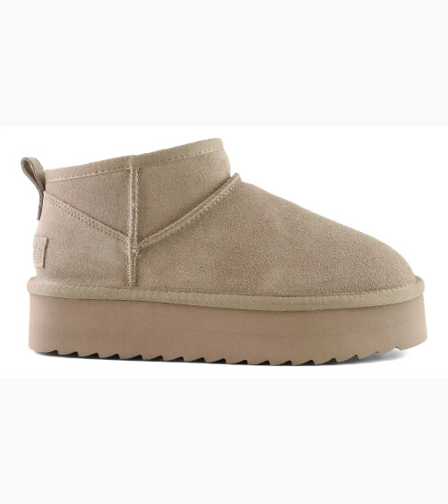 Botas de ante con suela gruesa Colors Of California
