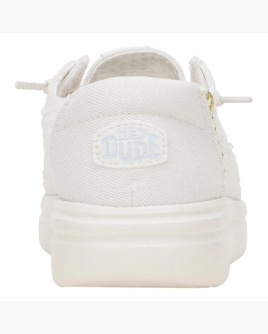 Hey Dude low fabric shoe with laces