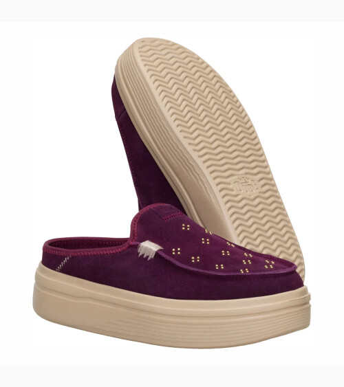 Hey Dude Austin Lift Suede Stud slip-on