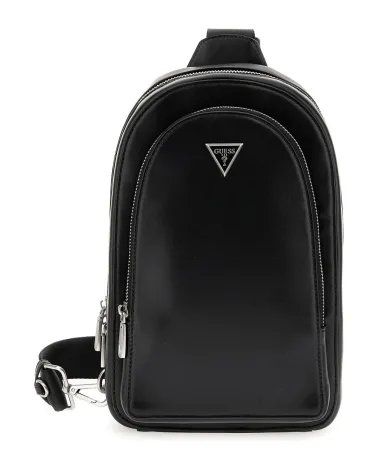 Guess faux leather backpack with zip
