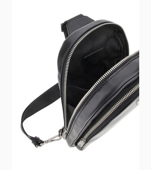Guess faux leather backpack with zip