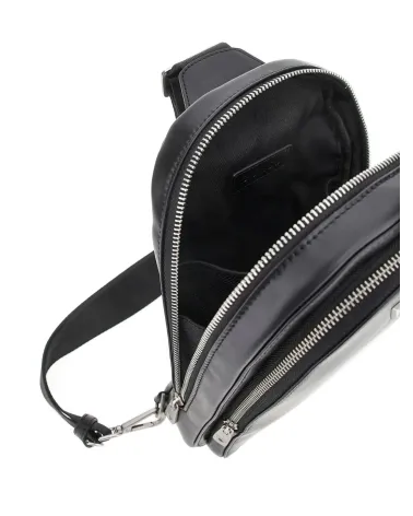 Guess faux leather backpack with zip