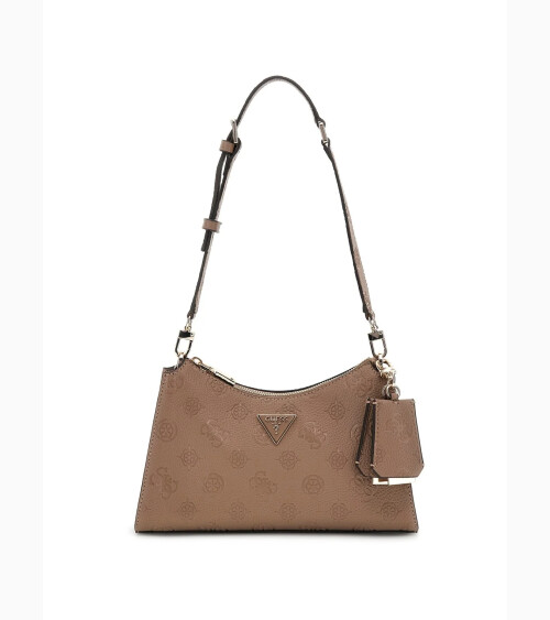 Guess borsa a spalla Cresidia II con zip