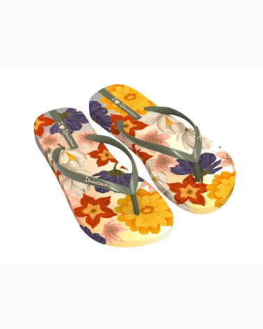 Ipanema floral pattern flip-flops
