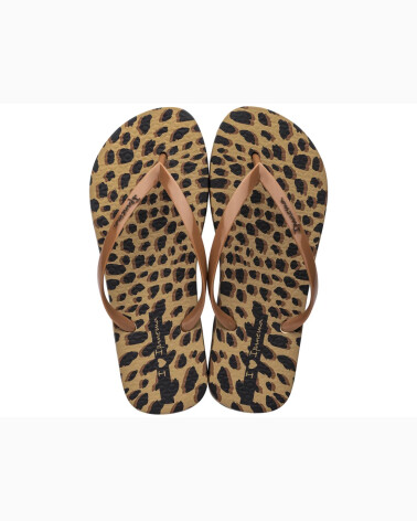 Ipanema flip-flops with animal print