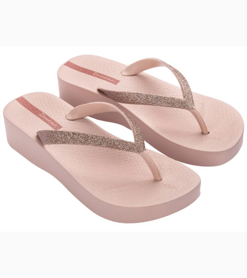 Ipanema Mesh Chic Plat flip-flops with low heel