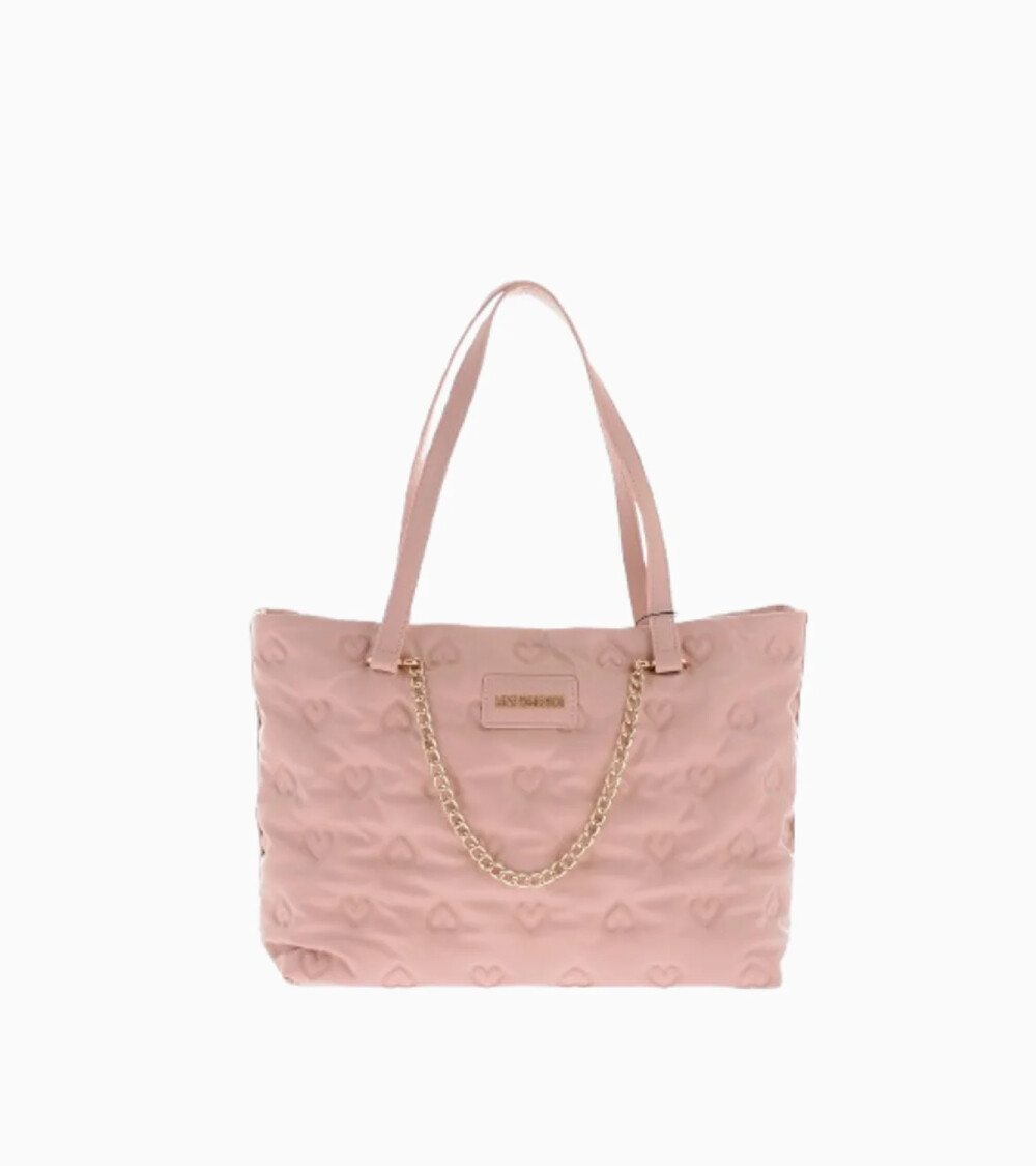 Love Moschino borsa a mano con superficie lavorata