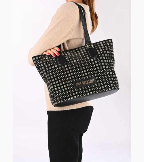 Love Moschino Schultertasche Nieten