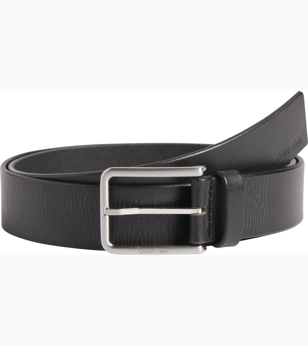 Calvin Klein Leder Gürtel mit metallischer Schnalle