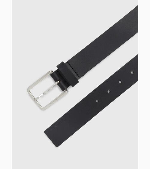 Calvin Klein Leder Gürtel mit metallischer Schnalle
