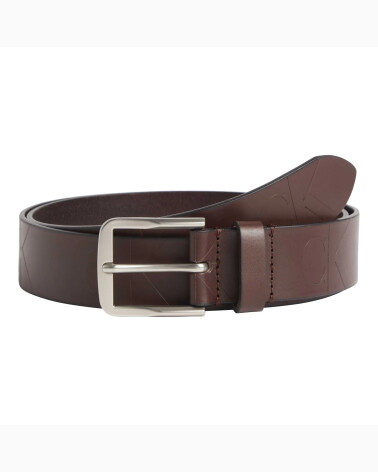 Calvin Klein ceinture en cuir avec boucle en métal
