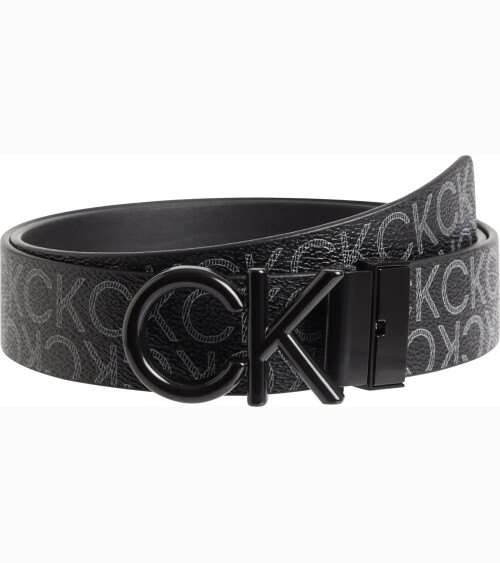 Cinturón de cuero Calvin Klein con hebilla