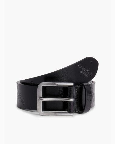 Calvin Klein cintura in pelle con fibbia metallo