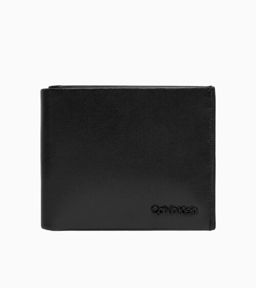 Calvin Klein cartera bifold de piel