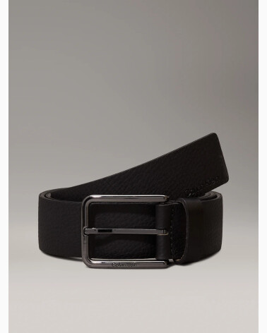 Leather belt Calvin Klein with metal buckle