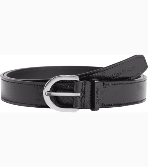 Calvin Klein Kunstleder glänzender Gürtel
