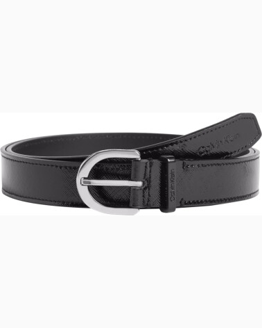 Cintura Calvin Klein in pelle sintetica lucida