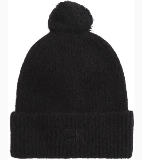 Calvin Klein gorro de punto pompón