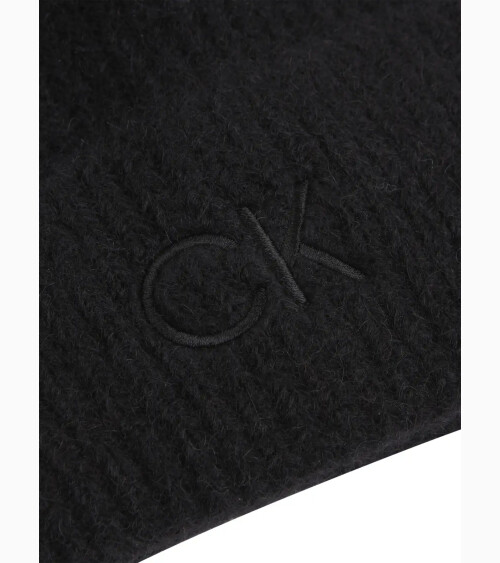 Calvin Klein knit hat with pompom