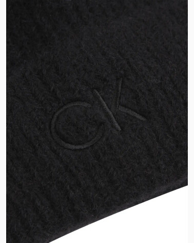 Calvin Klein Strickmütze mit Pompom