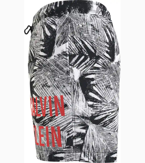 Calvin Klein costume mare con motivo foglie