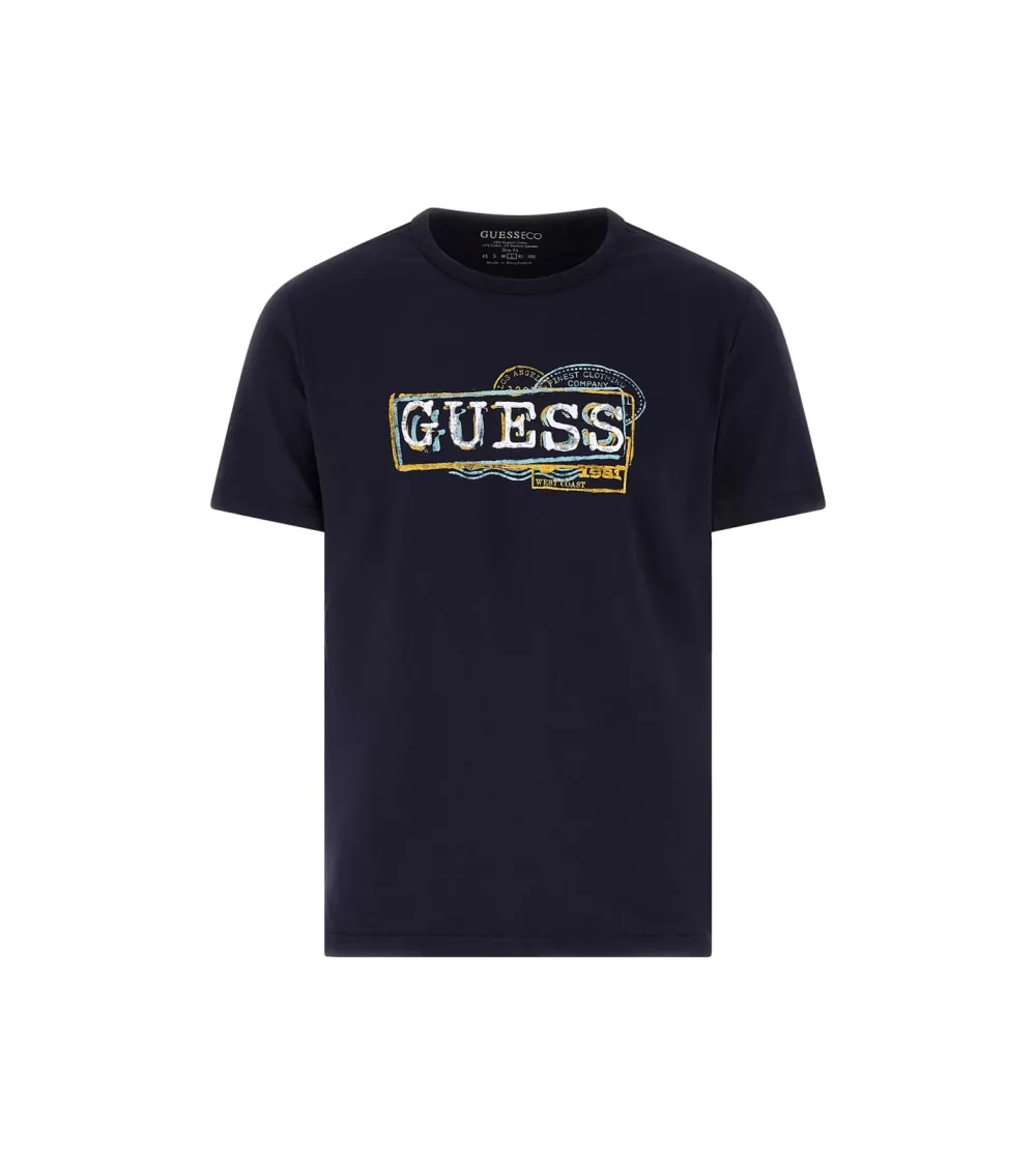 Guess front logo T-shirt