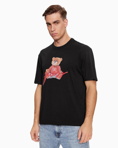 Guess T-shirt with Bear Print Short Sleeve