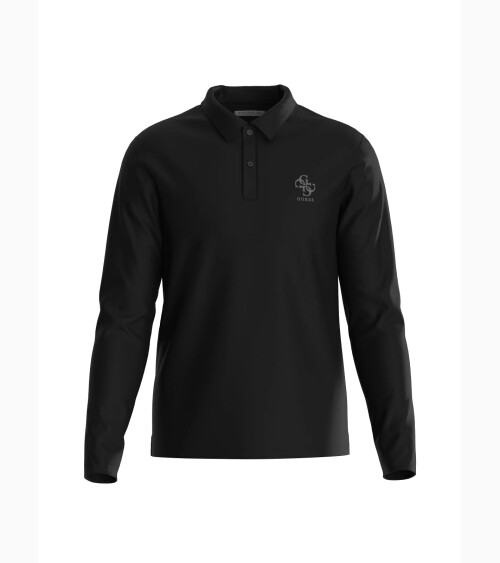 Guess polo maniche lunghe con colletto