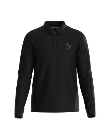 Guess polo manches longues avec col
