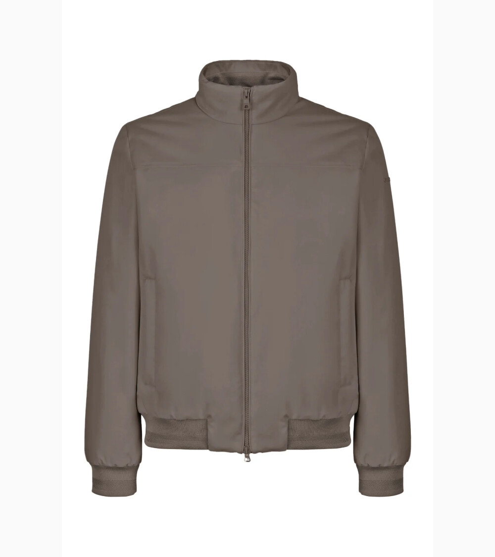 Cappotto Geox con zip e collo alto