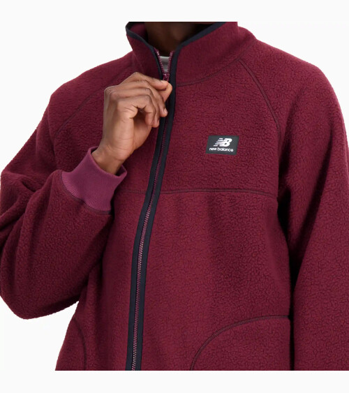 New Balance sweat col haut zip