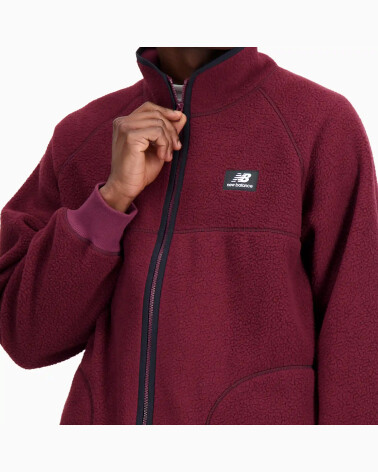 New Balance sweat col haut zip