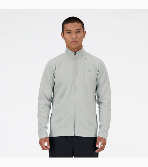 New Balance felpa con zip e collo alto