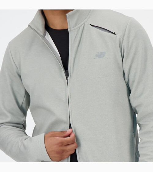 Sweatshirt New Balance avec zip et col haut