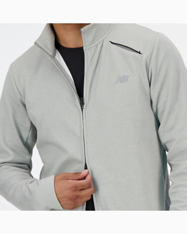 Sweatshirt New Balance avec zip et col haut