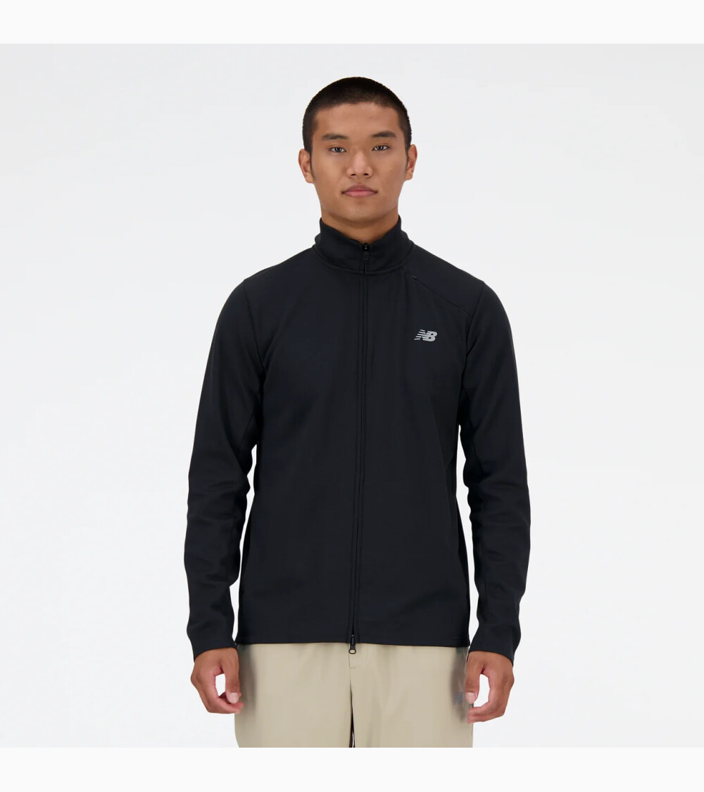 Sudadera New Balance con cremallera y cuello alto