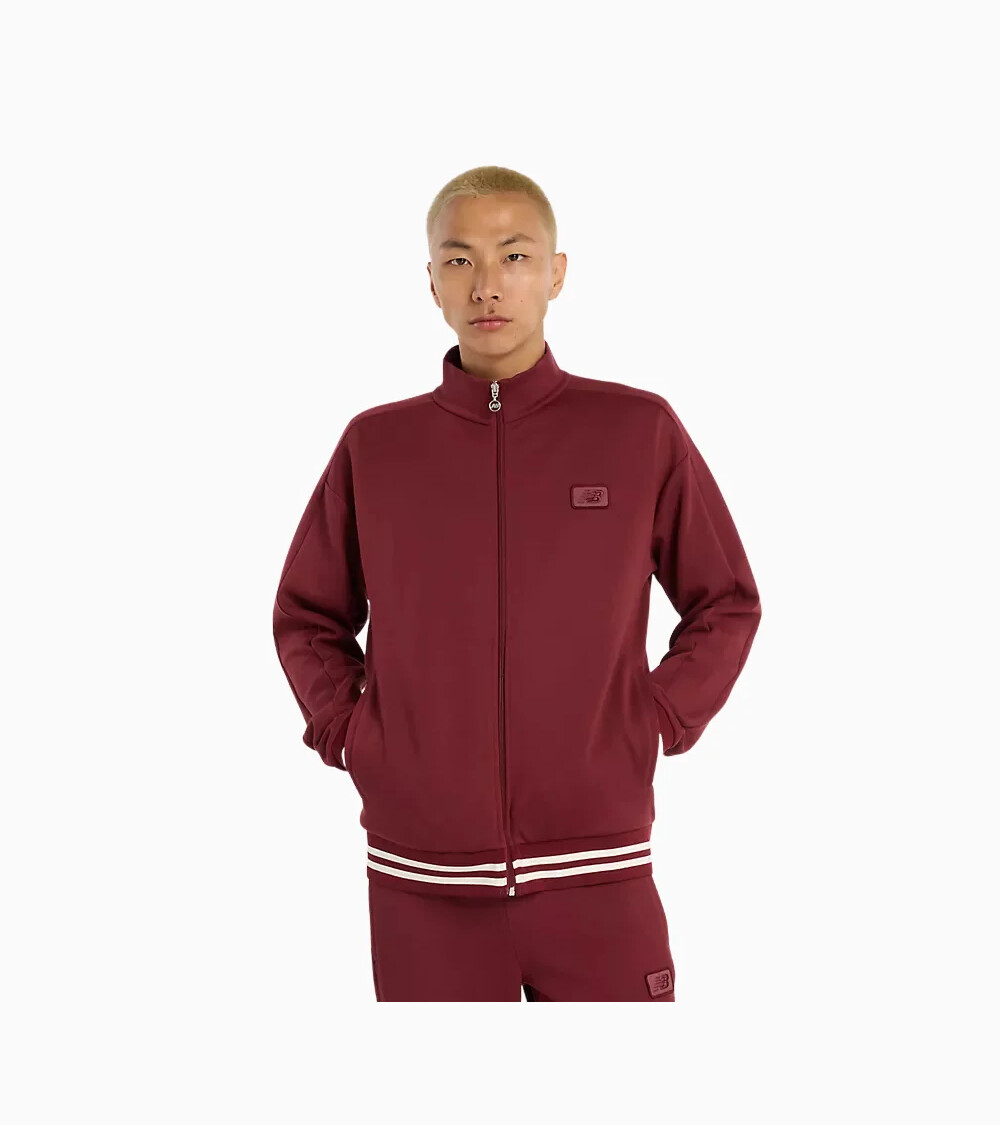 New Balance hoodie with zip and high collar