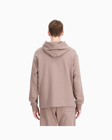 Felpa con cappuccio New Balance Athletics Linear Fleece