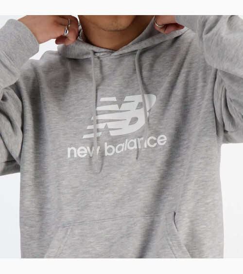 New Balance felpa con cappuccio con tasche