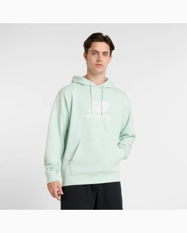 New Balance sudadera con capucha con bolsillos