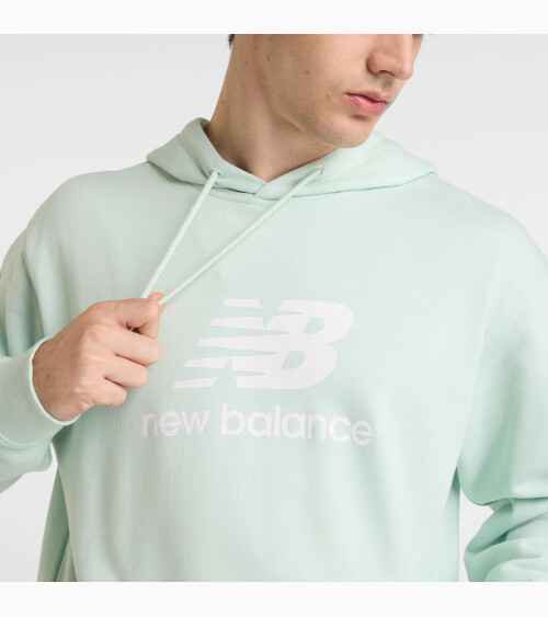 New Balance felpa con cappuccio con tasche