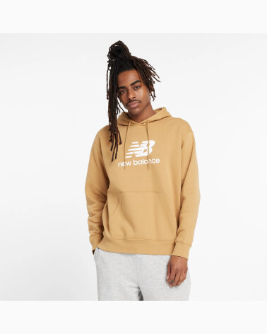 New Balance felpa con cappuccio con logo