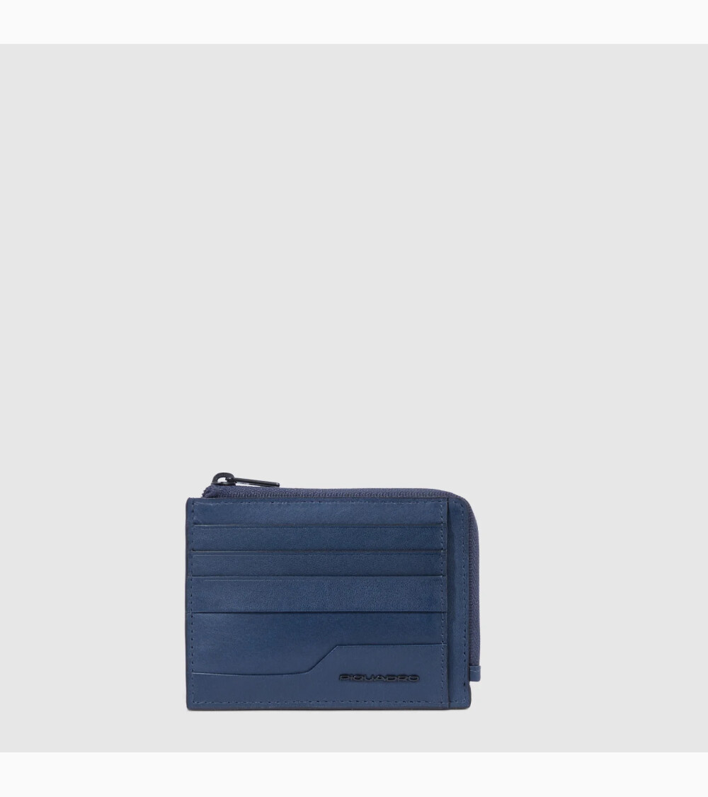 Piquadro zip wallet with card slots