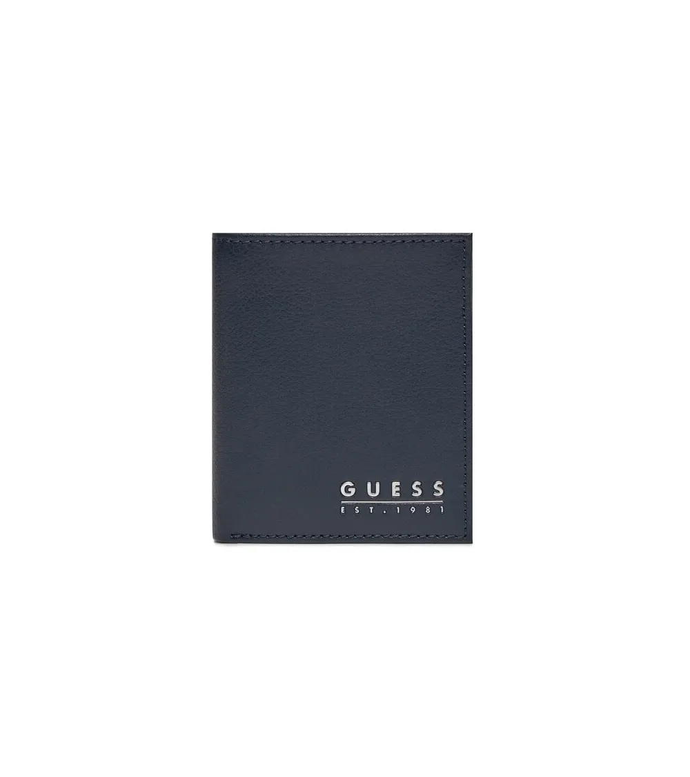 Portefeuille slim Guess avec fermeture à pression