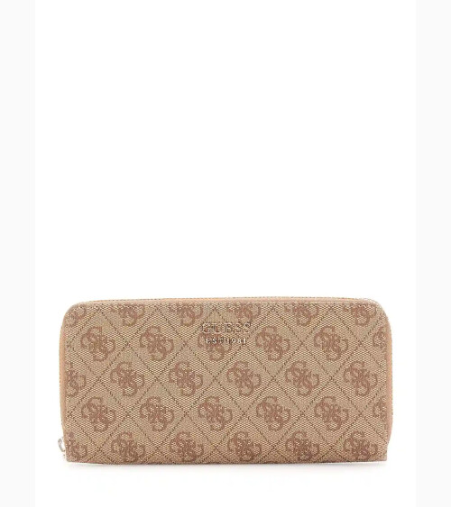Billetera Guess con cremallera y logo