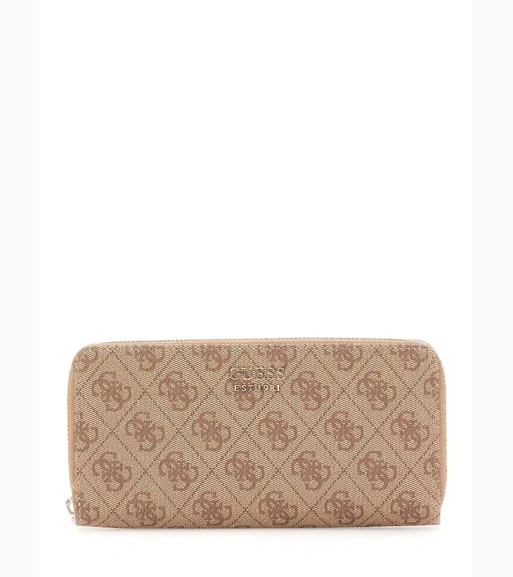 Billetera Guess con cremallera y logo