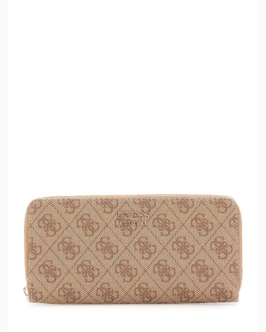 Portafoglio Guess zip con logo