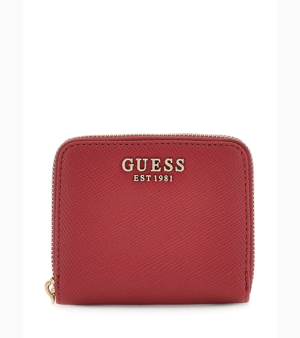 Guess billetera Laurel II zip con logo