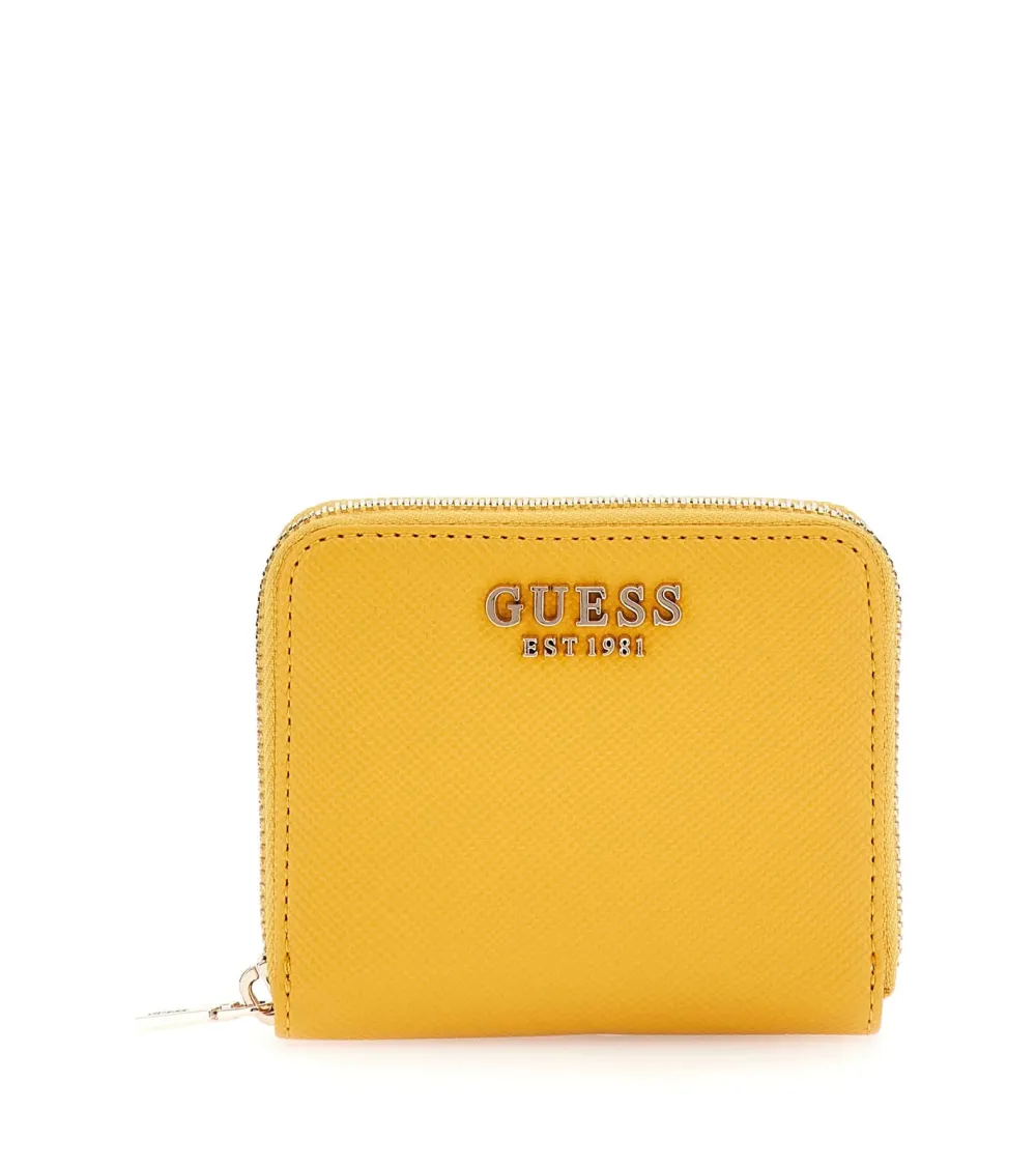 Guess portefeuille zip avec logo avant